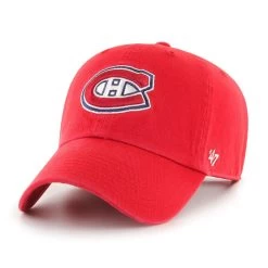'47 BRAND Montreal Canadiens 47 Brand NHL Clean Up Adjustable Hat Red