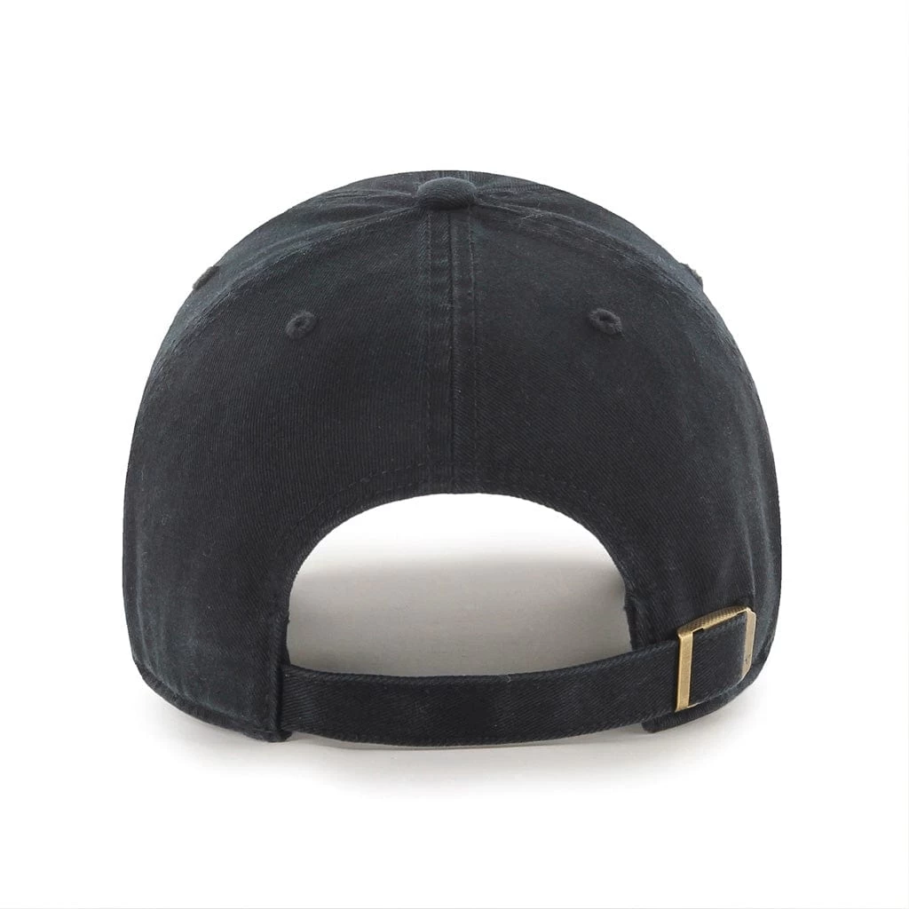 '47 BRAND Vancouver Canucks 47 Brand NHL Clean Up Tonal Adjustable Hat - Vintage Skate Black 2 '47 BRAND Vancouver Canucks 47 Brand NHL Clean Up Tonal Adjustable Hat - Vintage Skate Black - Image 2