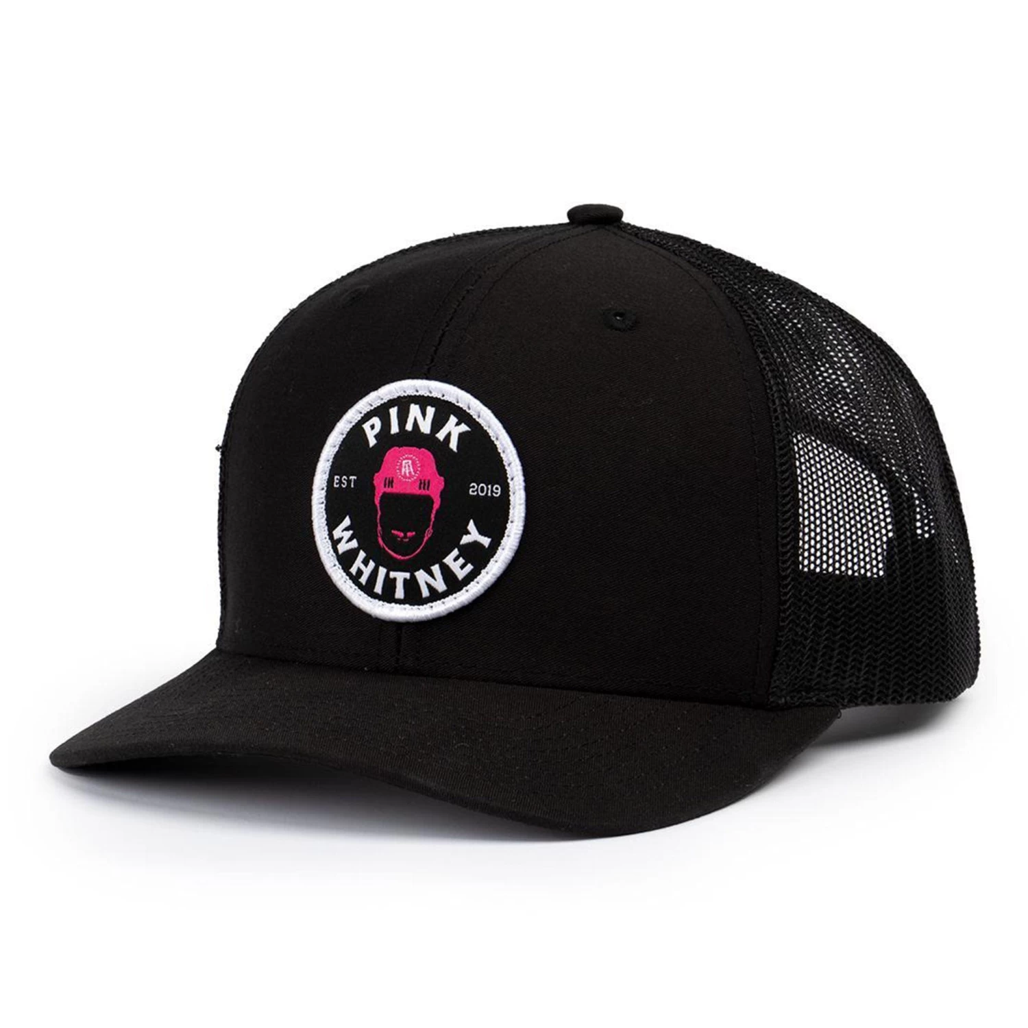 Pink Whitney Patch Trucker Hat 1 Pink Whitney Patch Trucker Hat
