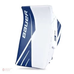 Bauer Supreme 3S Intermediate Goalie Blocker -Hockey Shop bauer blockers bauer supreme 3s intermediate goalie blocker white blue regular 28741216305218