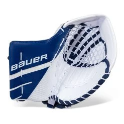 Bauer Supreme 3S Intermediate Goalie Catcher -Hockey Shop bauer catchers bauer supreme 3s intermediate goalie catcher white blue regular 28743621541954