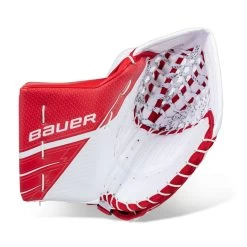 Bauer Supreme UltraSonic Senior Goalie Catcher -Hockey Shop bauer catchers bauer supreme ultrasonic senior goalie catcher white red regular 30351230140482