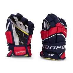 Bauer Supreme 2S Junior Hockey Gloves -Hockey Shop bauer gloves bauer supreme 2s junior hockey gloves navy red white 11 28743792132162