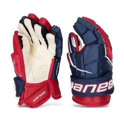 Bauer Supreme 3S Pro Senior Hockey Gloves -Hockey Shop bauer gloves bauer supreme 3s pro senior hockey gloves navy red white 14 28743839907906