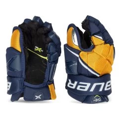 Bauer Vapor 2X Pro Junior Hockey Gloves 37 Bauer Vapor 2X Pro Junior Hockey Gloves -Hockey Shop bauer gloves bauer vapor 2x pro junior hockey gloves navy gold 10 28743796260930