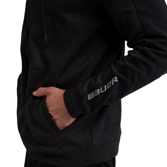 Bauer Premium Fleece Full-Zip Mens Hoodie 4 Bauer Premium Fleece Full-Zip Mens Hoodie - Image 4
