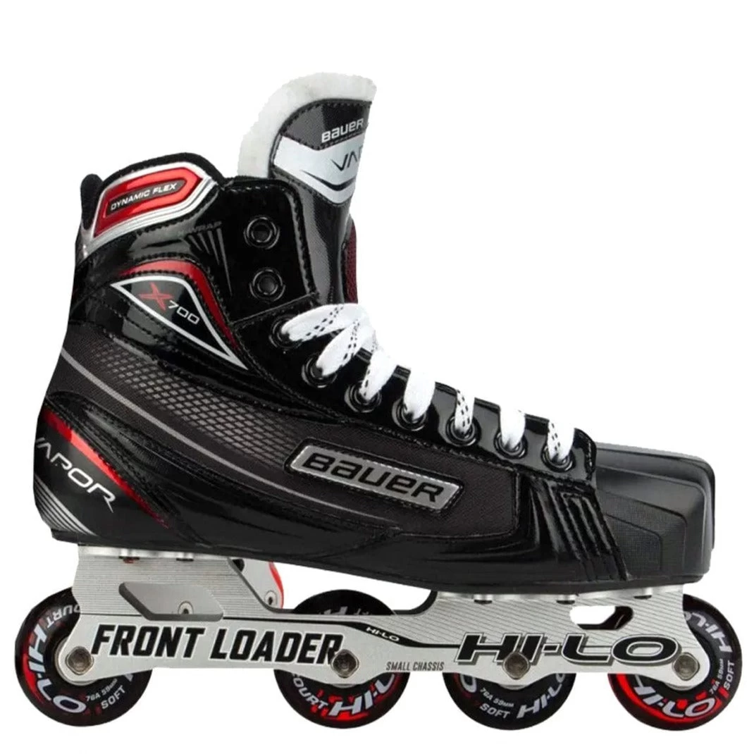 Bauer Vapor X700 Senior Roller Hockey Goalie Skates 1 Bauer Vapor X700 Senior Roller Hockey Goalie Skates