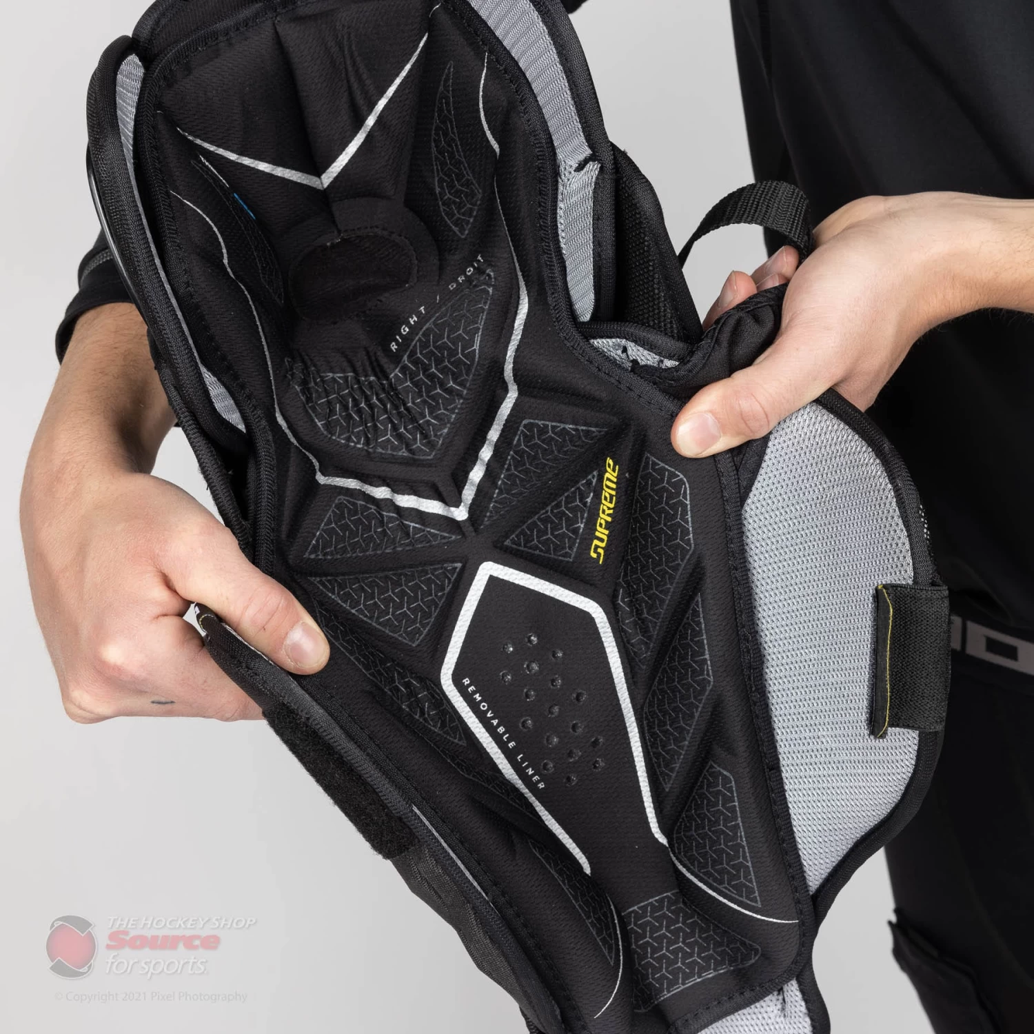 Bauer Supreme 3S Pro Senior Hockey Shin Guards 2 Bauer Supreme 3S Pro Senior Hockey Shin Guards - Image 2