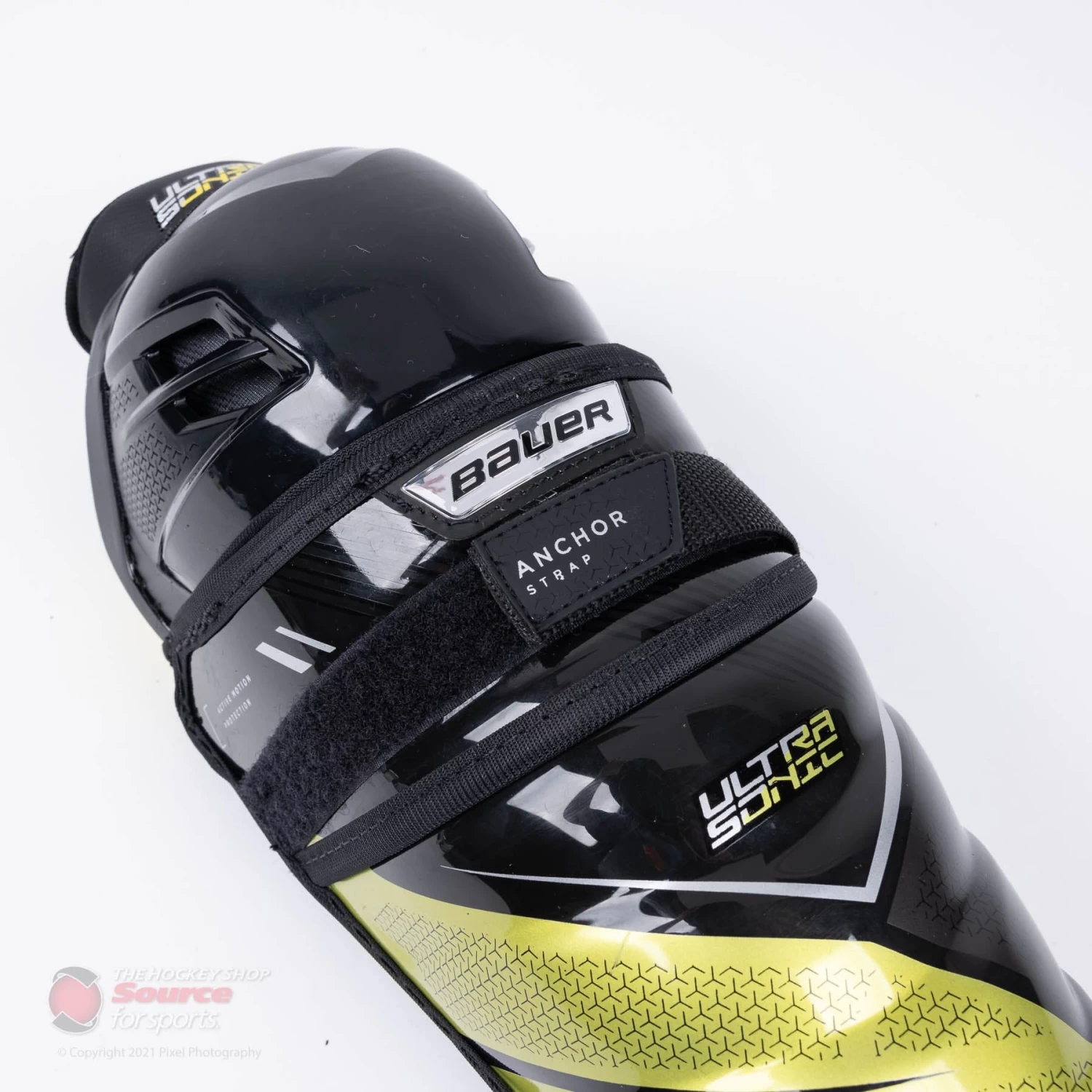 Bauer Supreme UltraSonic Intermediate Hockey Shin Guards 8 Bauer Supreme UltraSonic Intermediate Hockey Shin Guards - Image 8