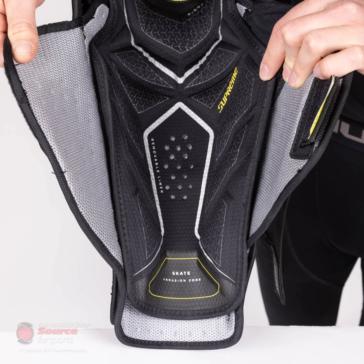 Bauer Supreme UltraSonic Senior Hockey Shin Guards 14 Bauer Supreme UltraSonic Senior Hockey Shin Guards - Image 14