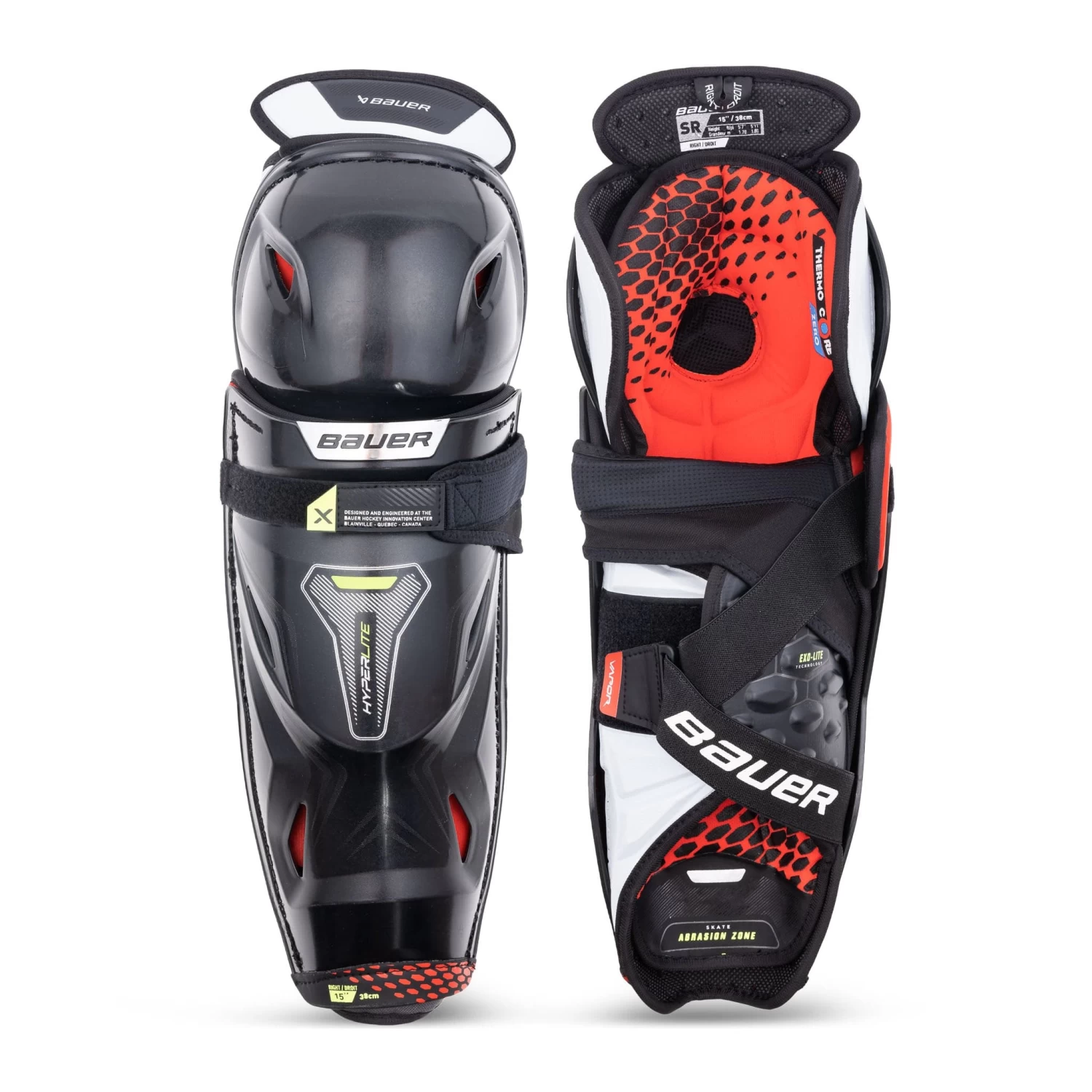 Bauer Vapor Hyperlite Senior Hockey Shin Guards 1 Bauer Vapor Hyperlite Senior Hockey Shin Guards