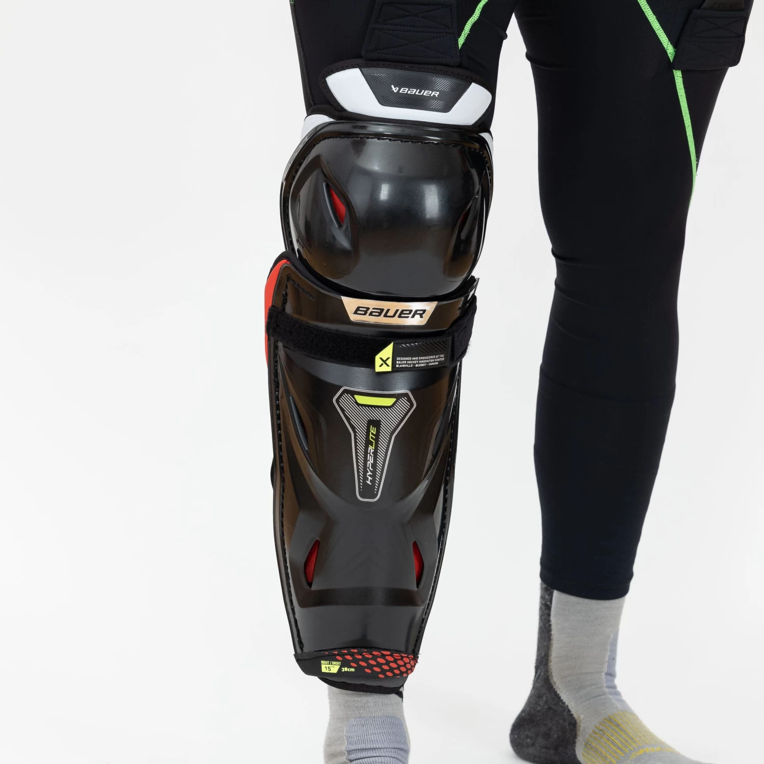 Bauer Vapor Hyperlite Senior Hockey Shin Guards 6 Bauer Vapor Hyperlite Senior Hockey Shin Guards - Image 6