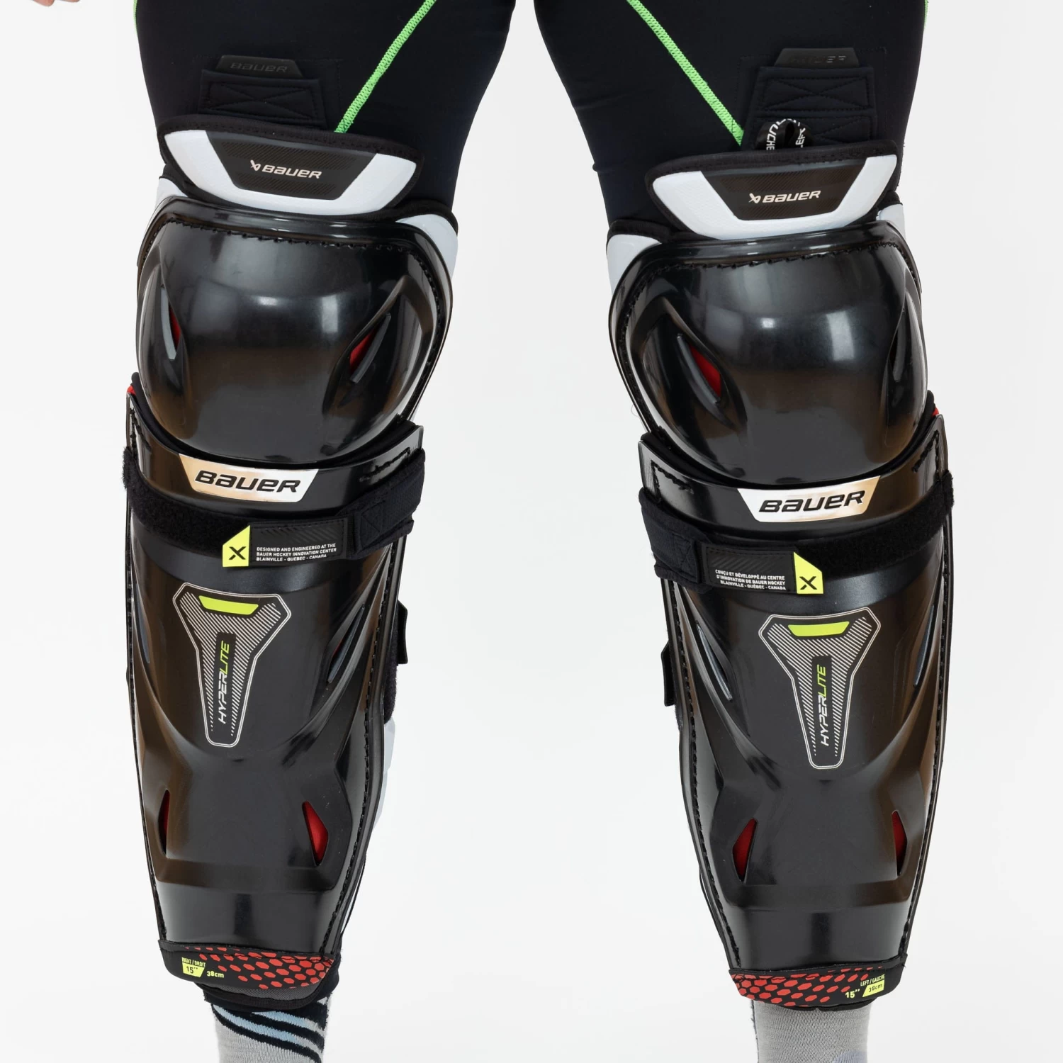 Bauer Vapor Hyperlite Senior Hockey Shin Guards 2 Bauer Vapor Hyperlite Senior Hockey Shin Guards - Image 2