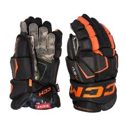 CCM Tacks AS-V Junior Hockey Gloves -Hockey Shop ccm gloves ccm tacks as v junior hockey gloves black orange 10 29355740889154