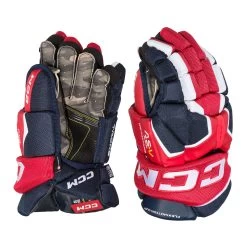 CCM Tacks AS-V Pro Senior Hockey Gloves -Hockey Shop ccm gloves ccm tacks as v pro senior hockey gloves navy red white 13 29355716444226