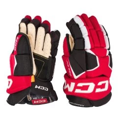 CCM Tacks AS580 Junior Hockey Gloves -Hockey Shop ccm gloves ccm tacks as580 junior hockey gloves black red white 10 29355761336386
