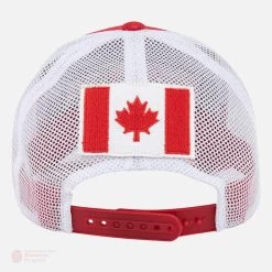 CCM Retro Logo Canada Flag Mesh Trucker Snapback Hat -Hockey Shop ccm hats ccm retro logo canada flag mesh trucker snapback hat 5678042316866