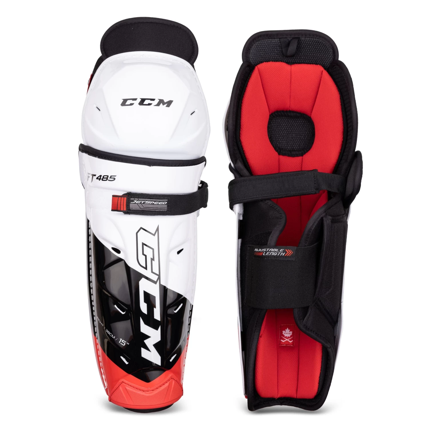 CCM Jetspeed FT485 Senior Hockey Shin Guards 1 CCM Jetspeed FT485 Senior Hockey Shin Guards