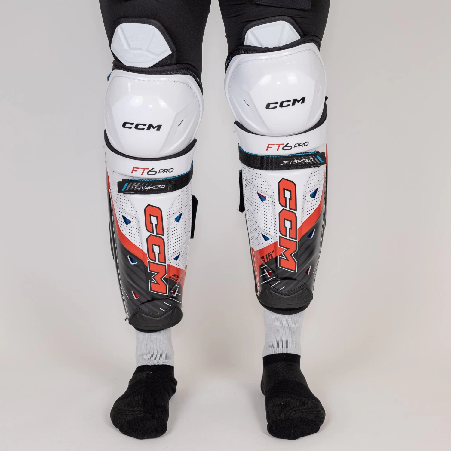 CCM Jetspeed FT6 Pro Senior Hockey Shin Guards 14 CCM Jetspeed FT6 Pro Senior Hockey Shin Guards - Image 14