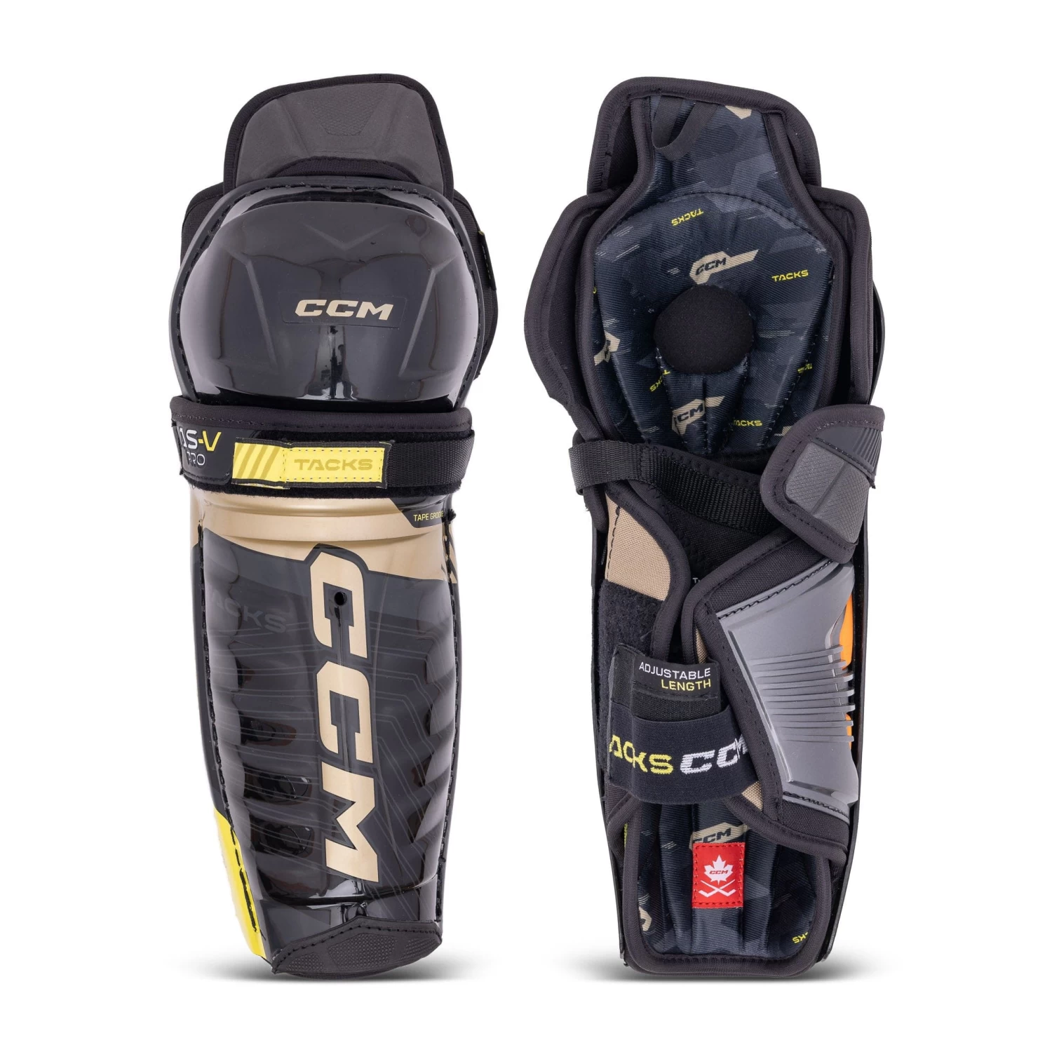 CCM Tacks AS-V Pro Senior Hockey Shin Guards 1 CCM Tacks AS-V Pro Senior Hockey Shin Guards