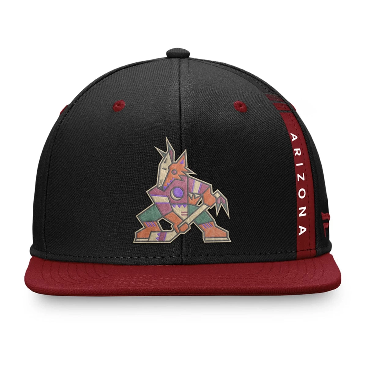 Arizona Coyotes Fanatics Authentic Pro Draft Snapback Hat 2 Arizona Coyotes Fanatics Authentic Pro Draft Snapback Hat - Image 2