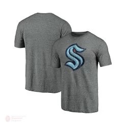 Seattle Kraken Fanatics Distressed Tri-Blend Mens Shirt