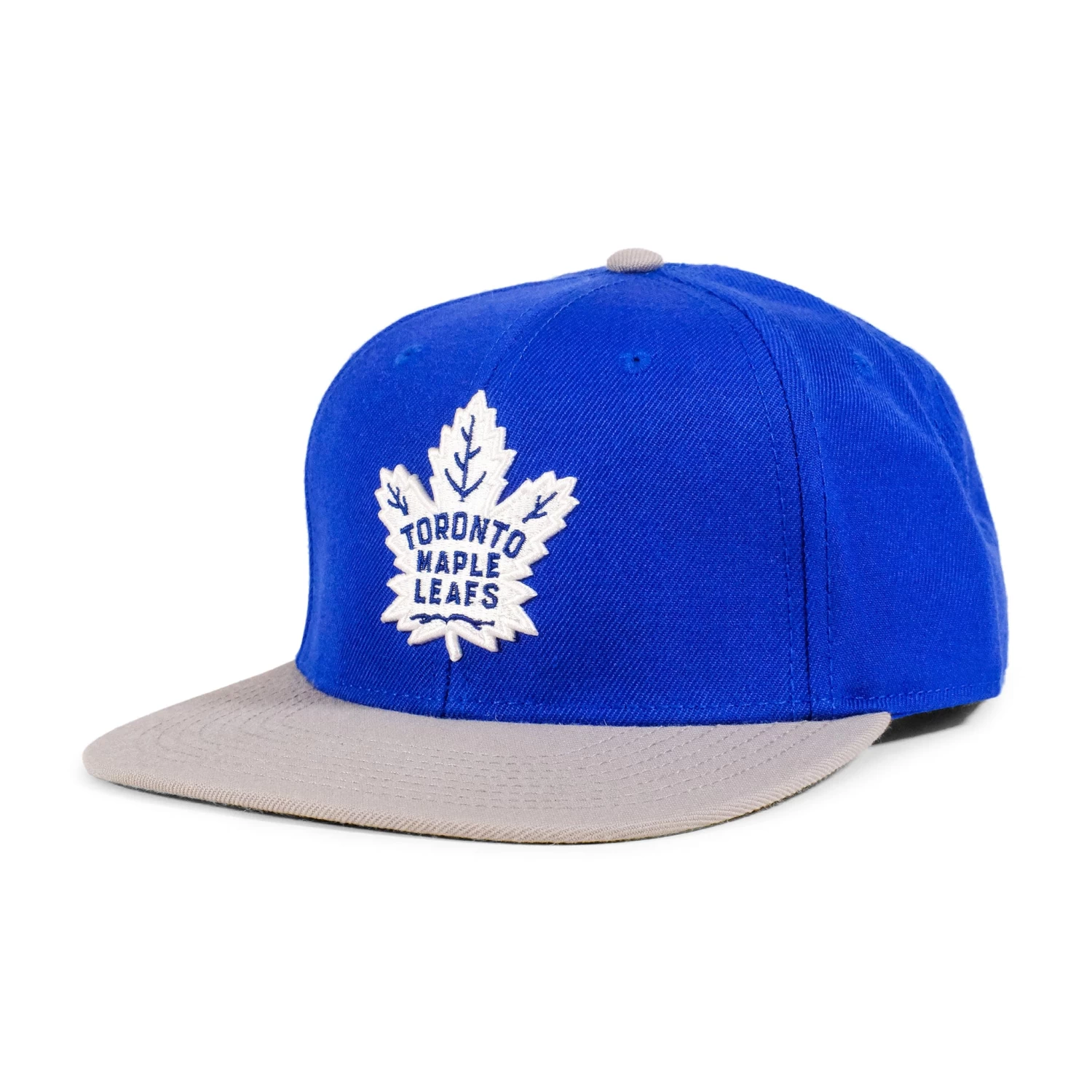 Toronto Maple Leafs Alternate Logo - American Needle NHL Vintage Wool Replica Two Tone Snapback Hat 1 Toronto Maple Leafs Alternate Logo - American Needle NHL Vintage Wool Replica Two Tone Snapback Hat