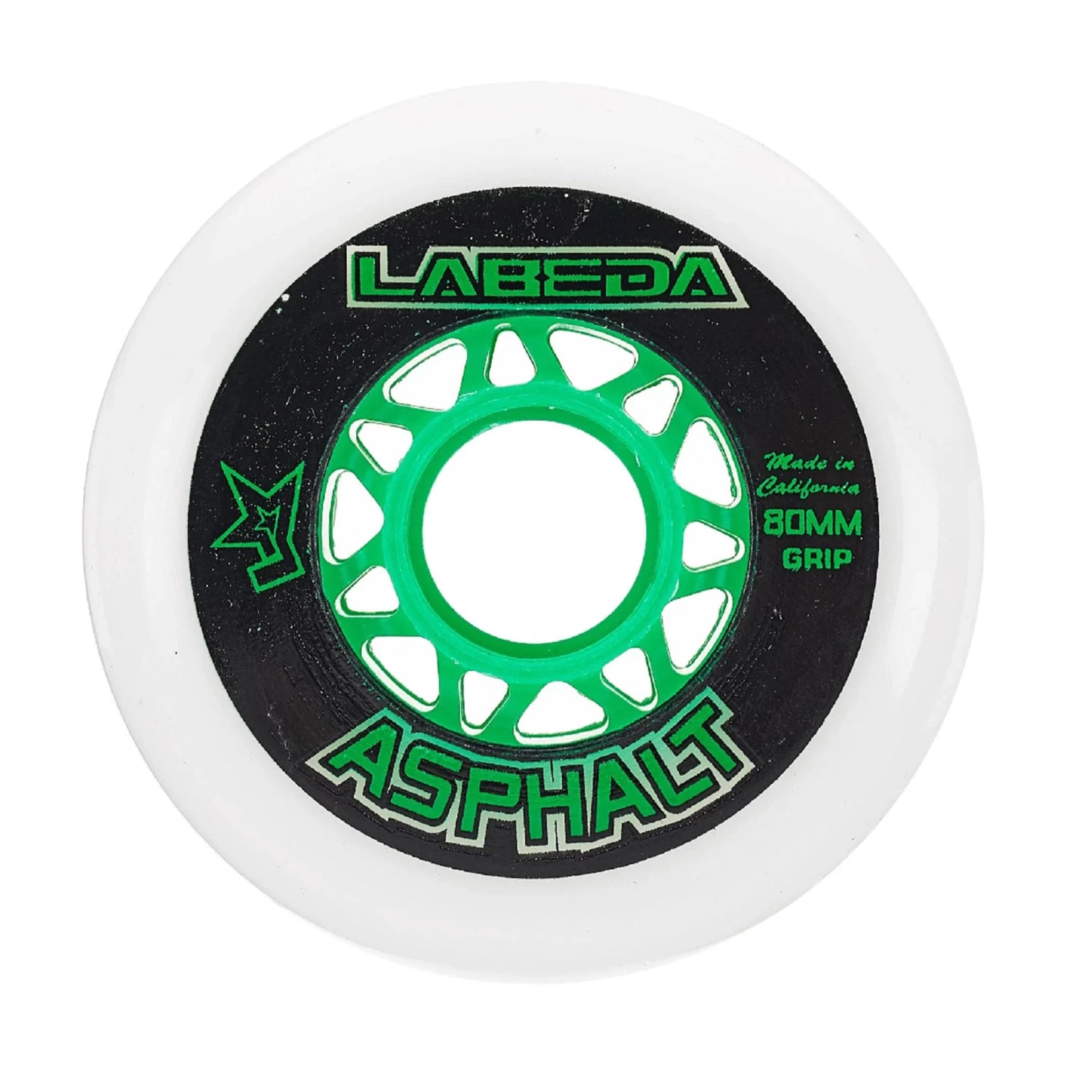 Labeda Gripper Asphalt Roller Hockey Wheels - White (83A) 1 Labeda Gripper Asphalt Roller Hockey Wheels - White (83A)