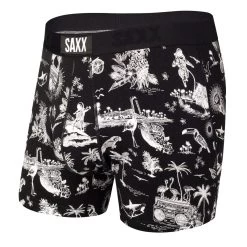 Saxx Ultra Boxers - Black Astro Surf & Turf