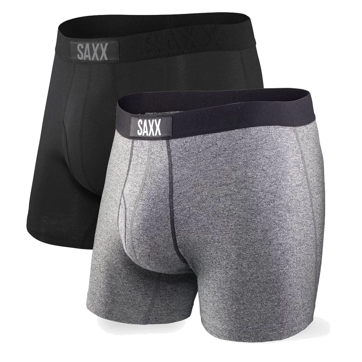 Saxx Ultra Boxers - Black / Grey (2 Pack) 1 Saxx Ultra Boxers - Black / Grey (2 Pack)