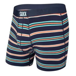 Saxx Ultra Boxers - Navy Vista Stripe