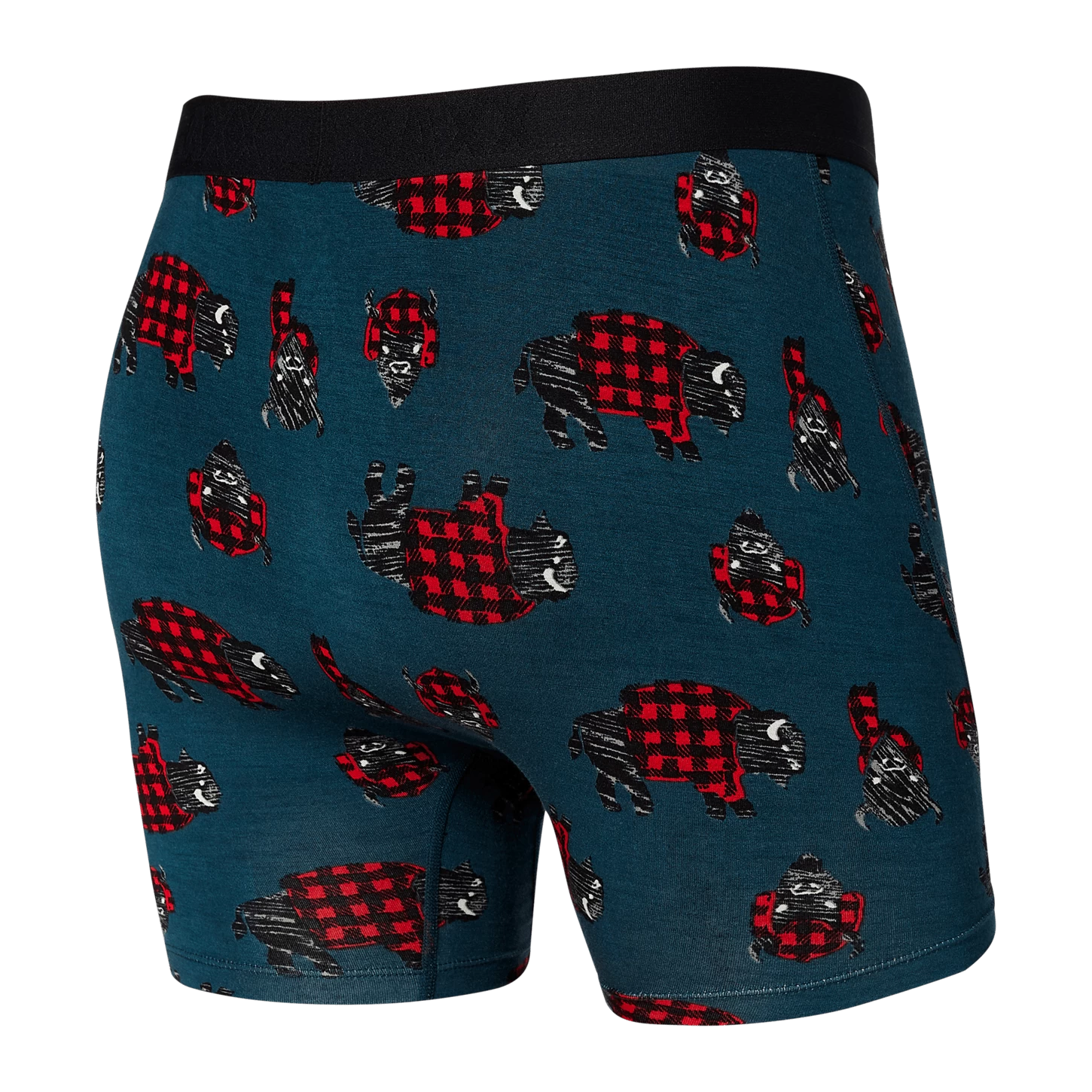 Saxx Ultra Boxers - Storm Blue Buffalo Check 2 Saxx Ultra Boxers - Storm Blue Buffalo Check - Image 2
