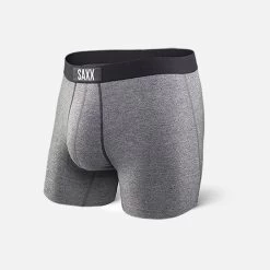 Saxx Vibe Boxers - Black / Grey / Blue (3 Pack) -Hockey Shop saxx underwear saxx vibe boxers black grey blue 3 pack 14123886575682
