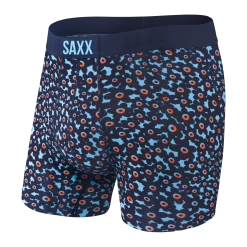 Saxx Vibe Boxers - Blue De La Floral