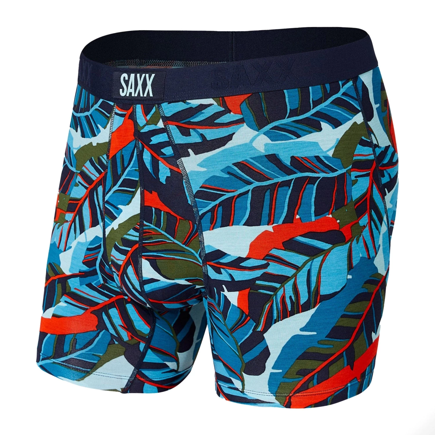 Saxx Vibe Boxers - Blue Pop Jungle 1 Saxx Vibe Boxers - Blue Pop Jungle