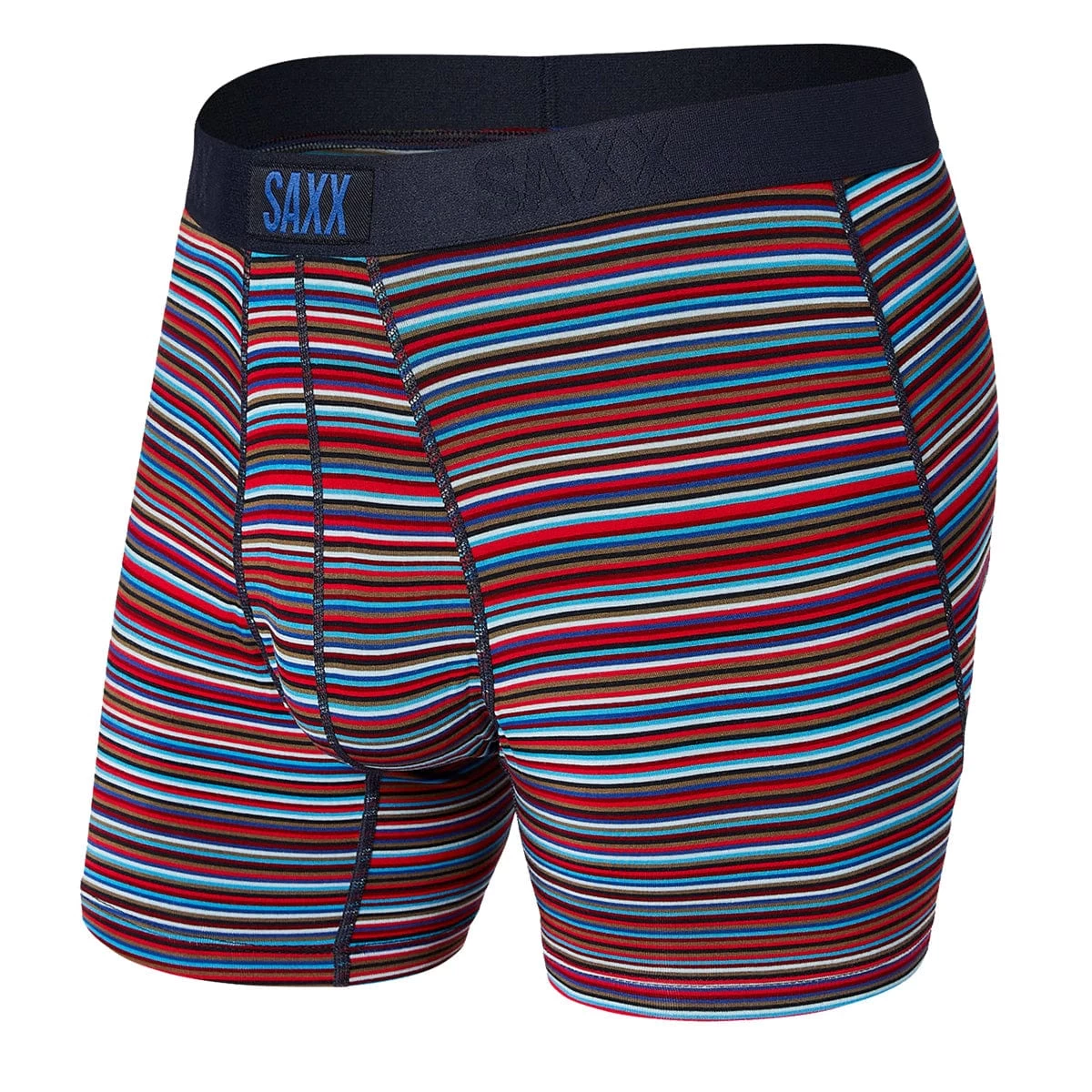 Saxx Vibe Boxers - Blue Vibrant Stripe 1 Saxx Vibe Boxers - Blue Vibrant Stripe