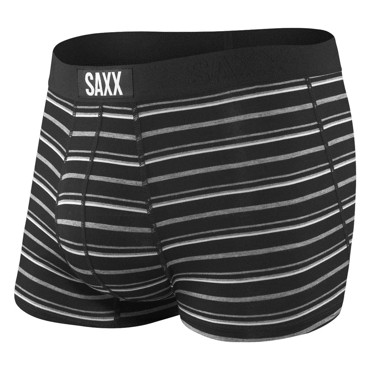 Saxx Vibe Boxers (Trunk Fit) - Black Coast Stripe 1 Saxx Vibe Boxers (Trunk Fit) - Black Coast Stripe