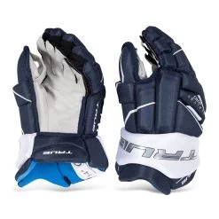TRUE Catalyst Pro Senior Hockey Gloves -Hockey Shop true gloves true catalyst pro senior hockey gloves navy white 13 28743854981186