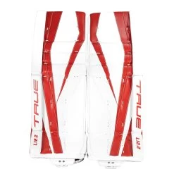 TRUE L12.2 Senior Goalie Leg Pads - Stock 20 TRUE L12.2 Senior Goalie Leg Pads - Stock -Hockey Shop true leg pads true l12 2 senior goalie leg pads stock white red 33 2 29366785015874