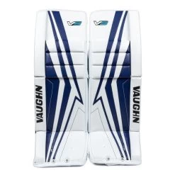 Vaughn Velocity V9 Intermediate Goalie Leg Pads 35 Vaughn Velocity V9 Intermediate Goalie Leg Pads -Hockey Shop vaughn leg pads vaughn velocity v9 intermediate goalie leg pads white blue 30 2 28744337981506