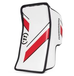 Warrior Ritual G4 Youth Goalie Blocker -Hockey Shop warrior blockers warrior ritual g4 youth goalie blocker white black red regular 28741242978370